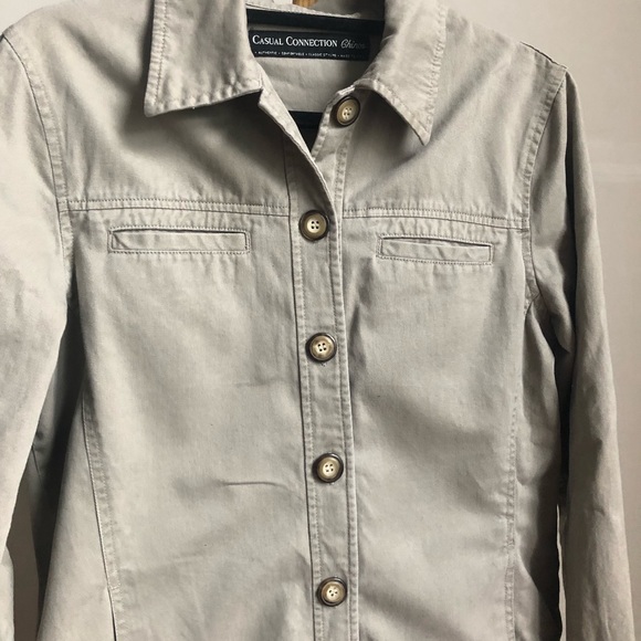 button down chino jacket size medium - Picture 3 of 5